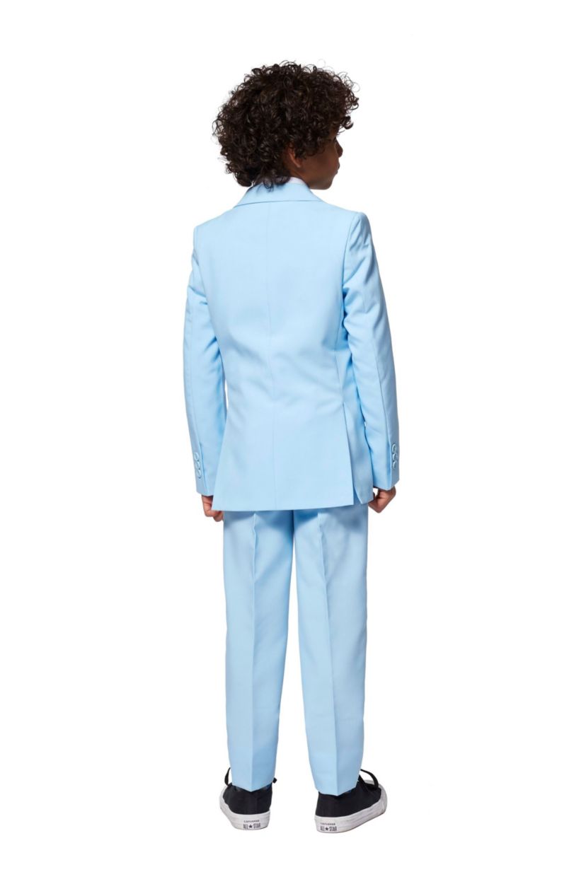 BOYS Cool Blue Suit - 2 Piece + Tie