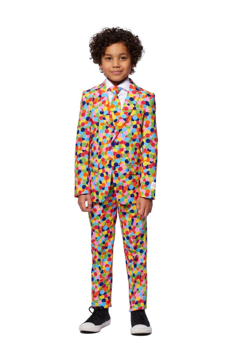 BOYS Confetteroni 2 Piece Suit + Tie