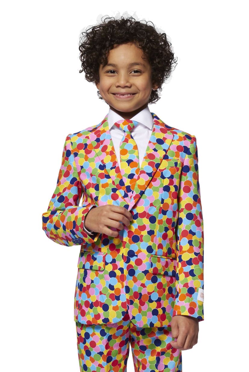 BOYS Confetteroni 2 Piece Suit + Tie