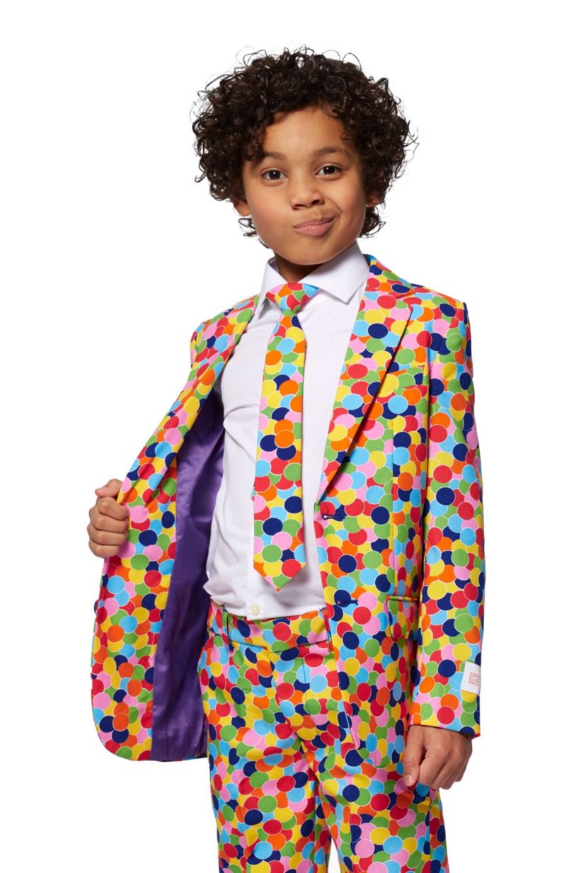 BOYS Confetteroni 2 Piece Suit + Tie