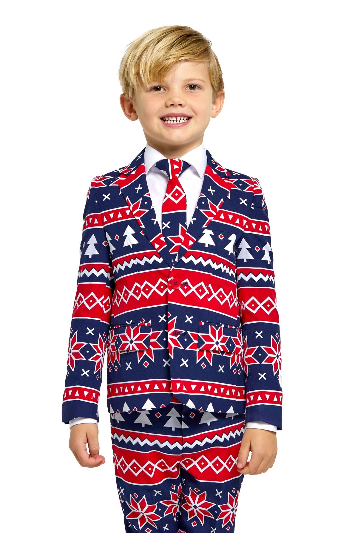 BOYS Nordic Noel 2 Piece Suit + Tie