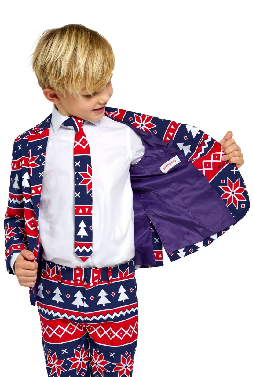 BOYS Nordic Noel 2 Piece Suit + Tie