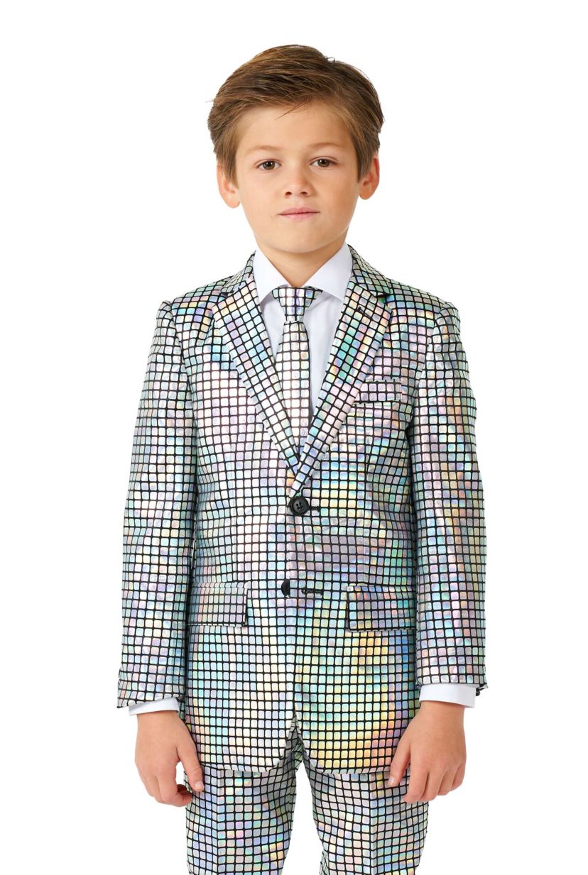BOYS Discoballer 2 Piece Suit + Tie