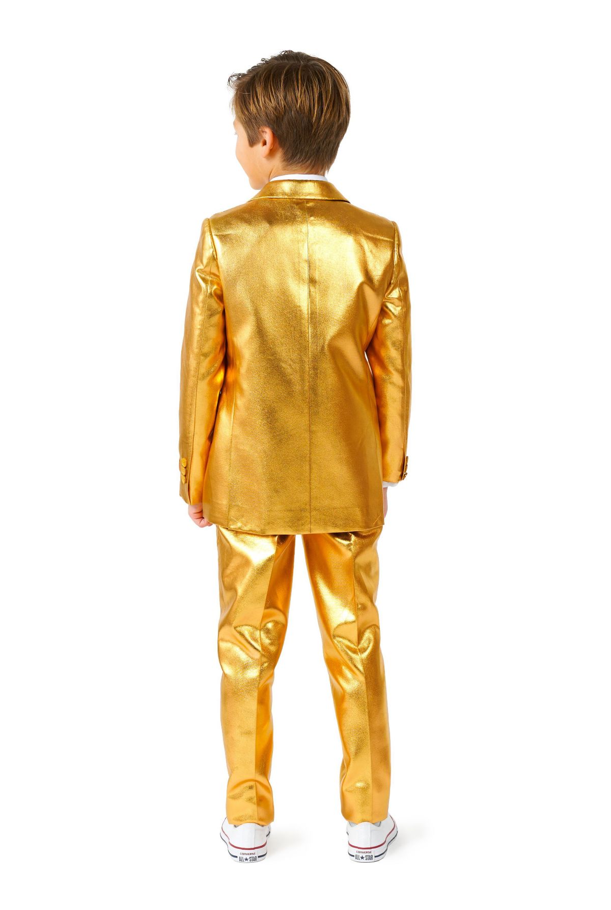 BOYS Groovy Gold 2 Piece Suit + Tie
