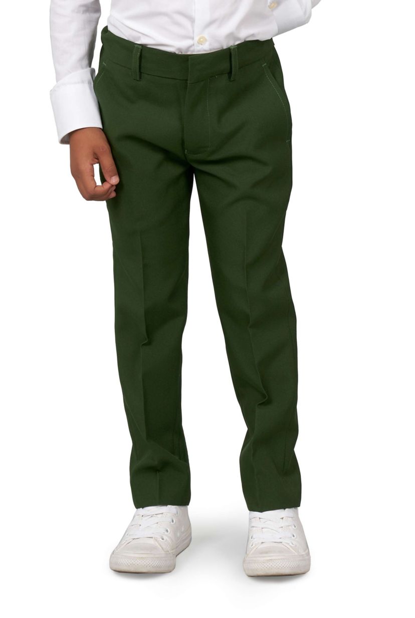 BOYS Glorious Green 2 Piece Suit + Tie