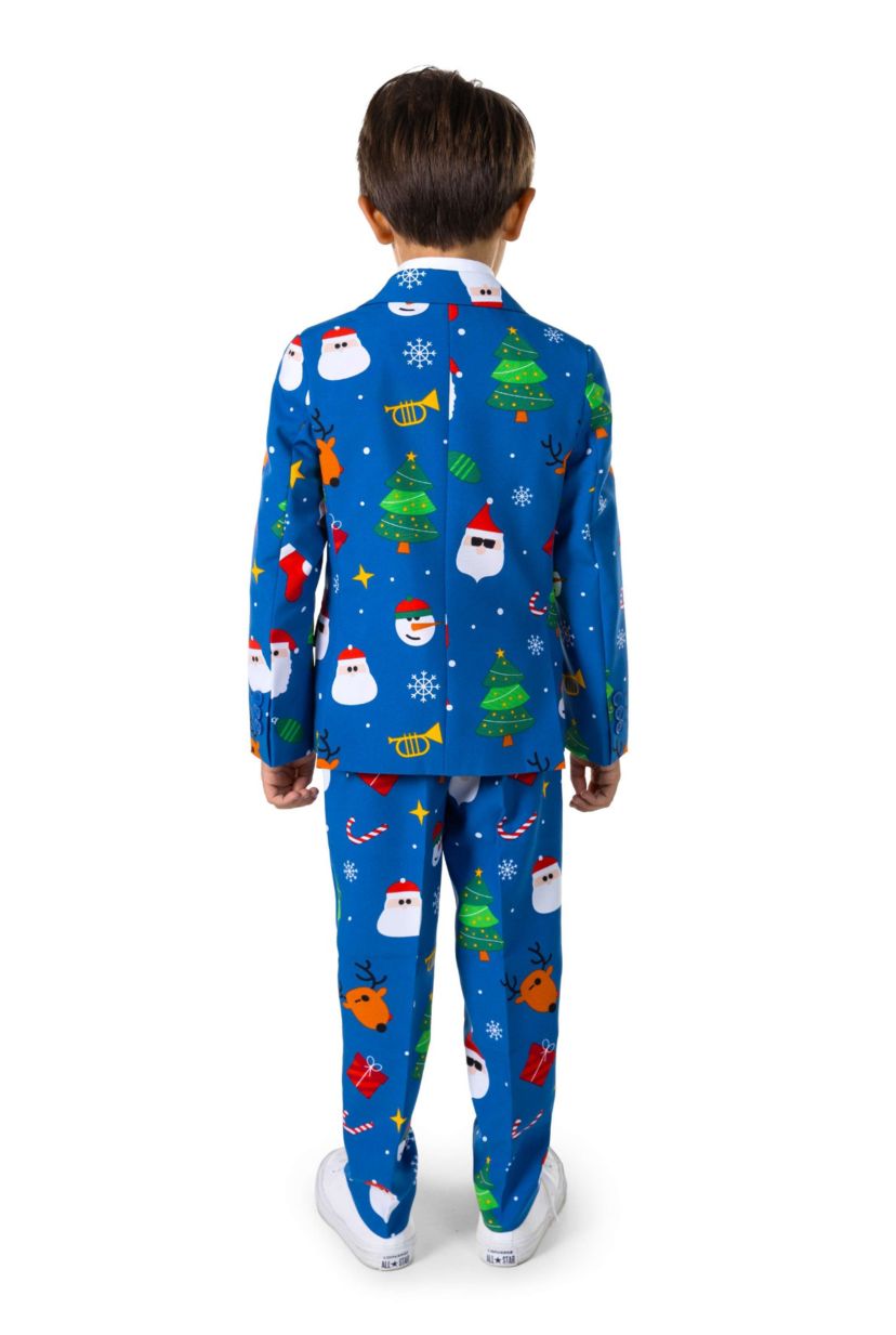 BOYS Festivity Blue 2 Piece Suit + Tie