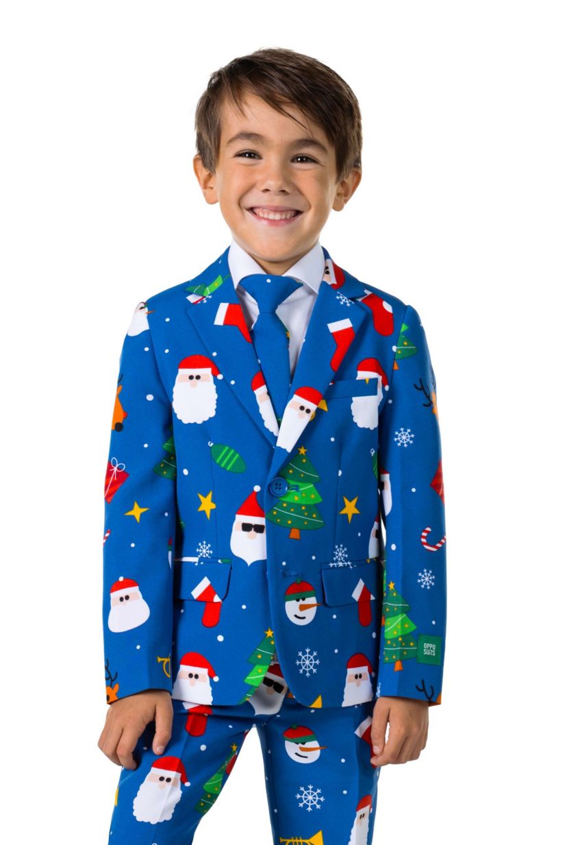 BOYS Festivity Blue 2 Piece Suit + Tie