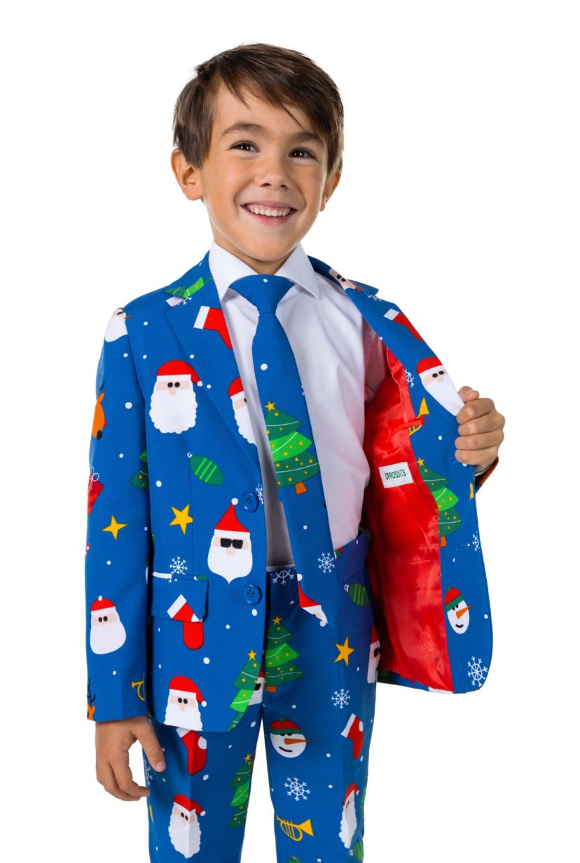 BOYS Festivity Blue 2 Piece Suit + Tie