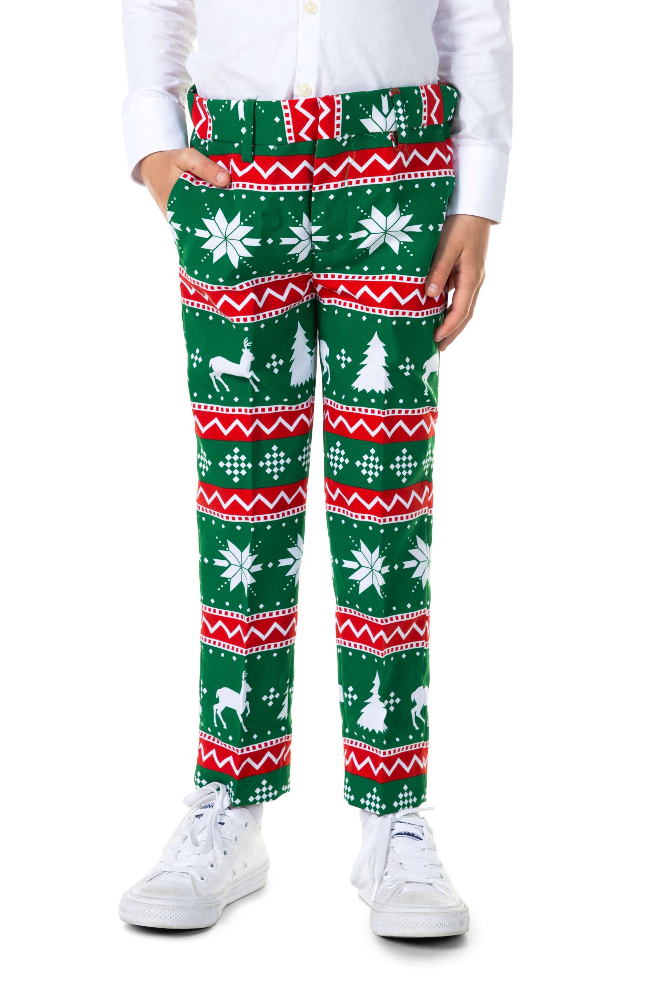 BOYS Festivity Green 2 Piece Suit + Tie