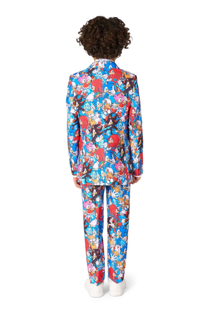 OppoSuits Boys Suit - Sonic The Hedgehog - Blue