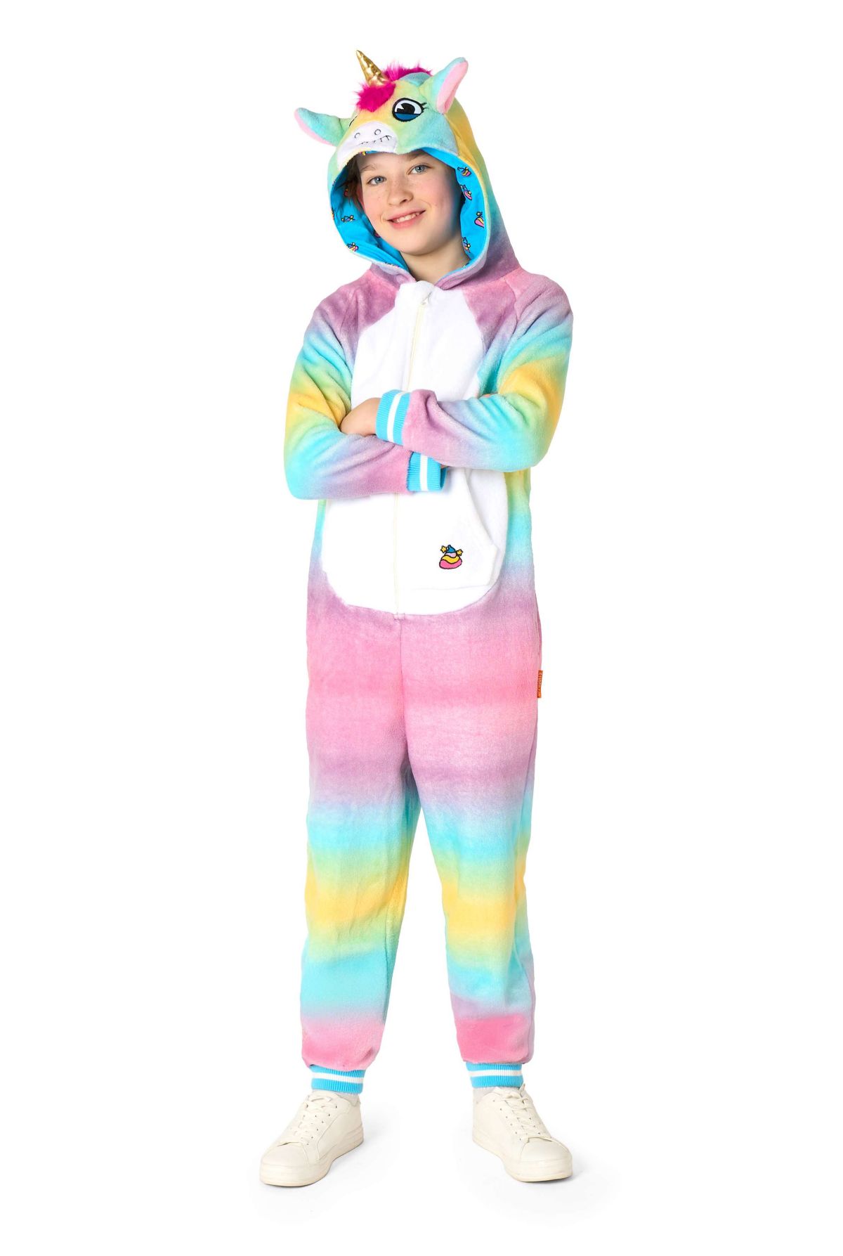 OppoSuits Kids Unicorn Costume Outfit - Animal Jumper Pyjamas - White