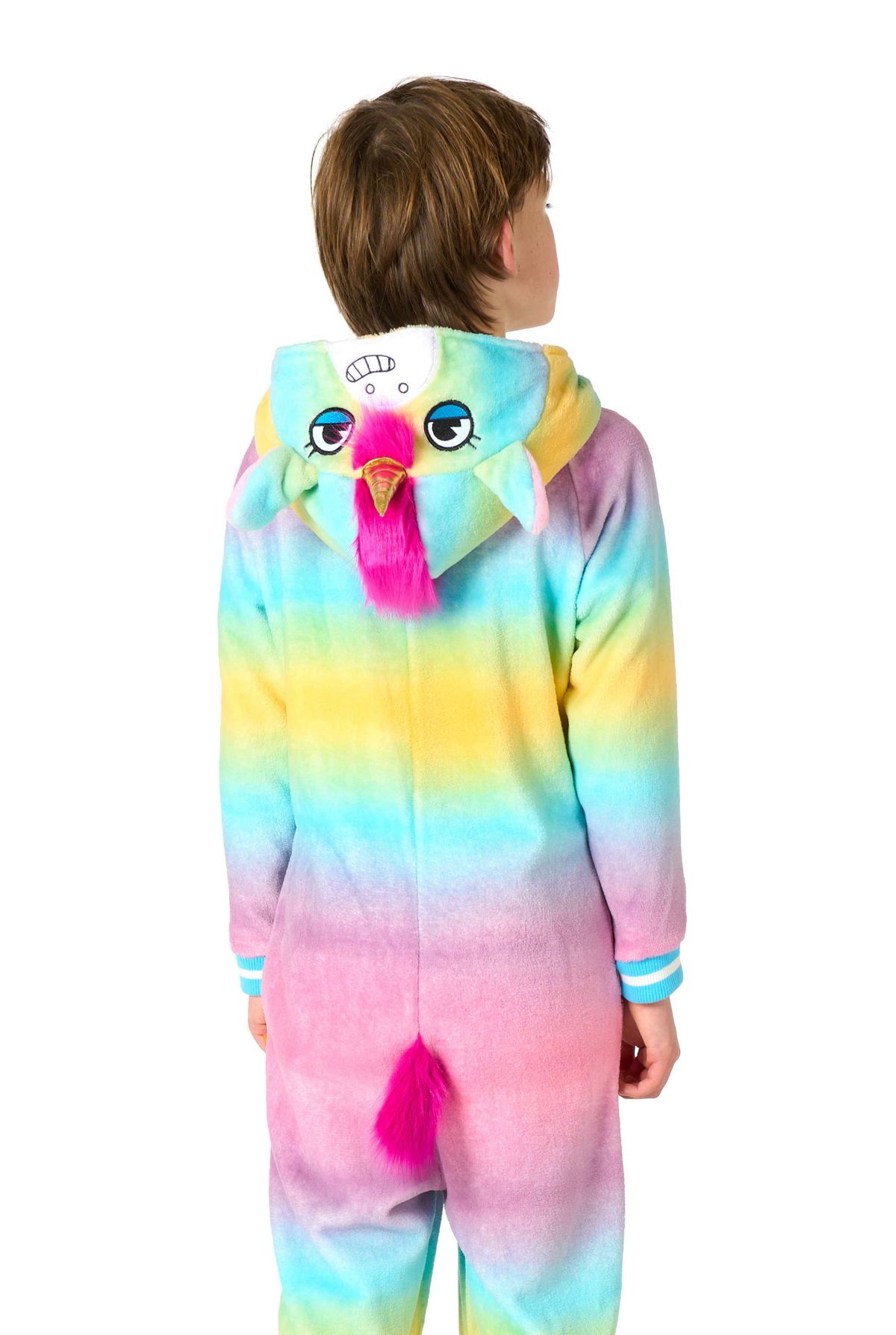 OppoSuits Kids Unicorn Costume Outfit - Animal Jumper Pyjamas - White