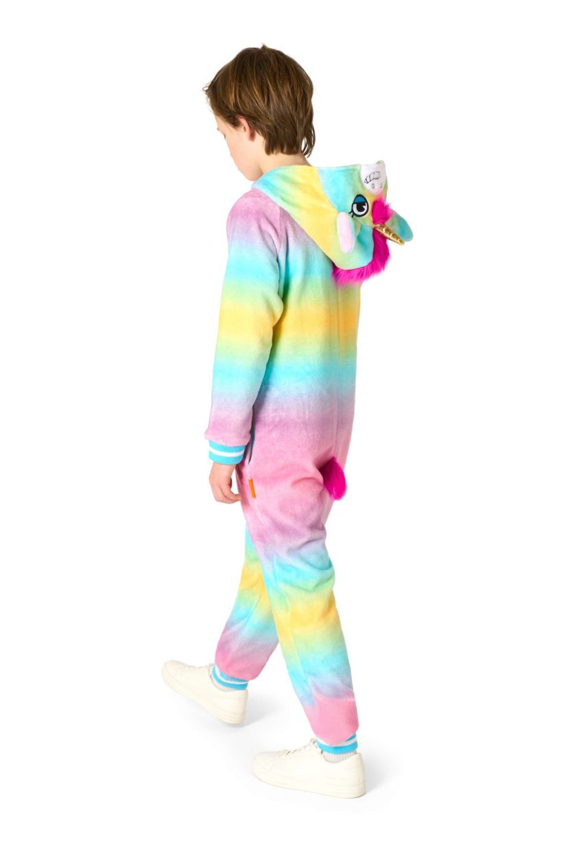 OppoSuits Kids Unicorn Costume Outfit - Animal Jumper Pyjamas - White