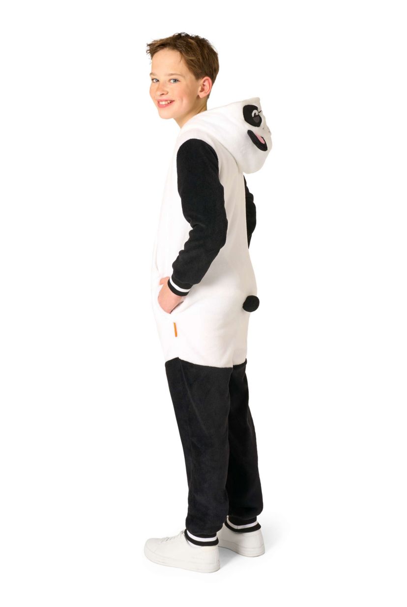 OppoSuits Kids Panda Costume Outfit - Animal Jumper Pyjamas - White