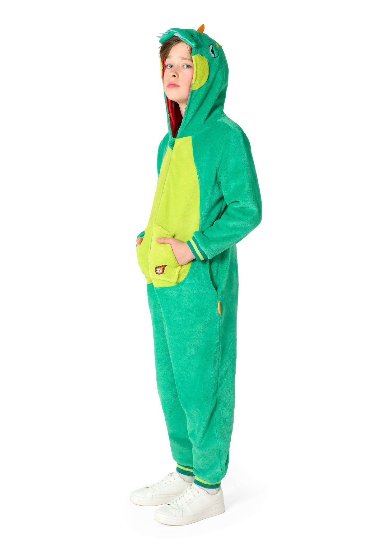 OppoSuits Kids Dinosaur Costume Outfit - Animal Jumper Pyjamas - Green