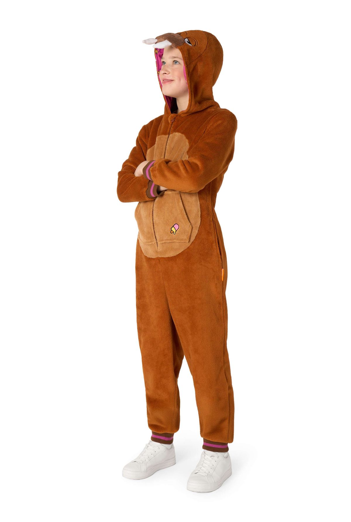 OppoSuits Kids Walrus Costume Outfit - Animal Jumper Pyjamas - Brown