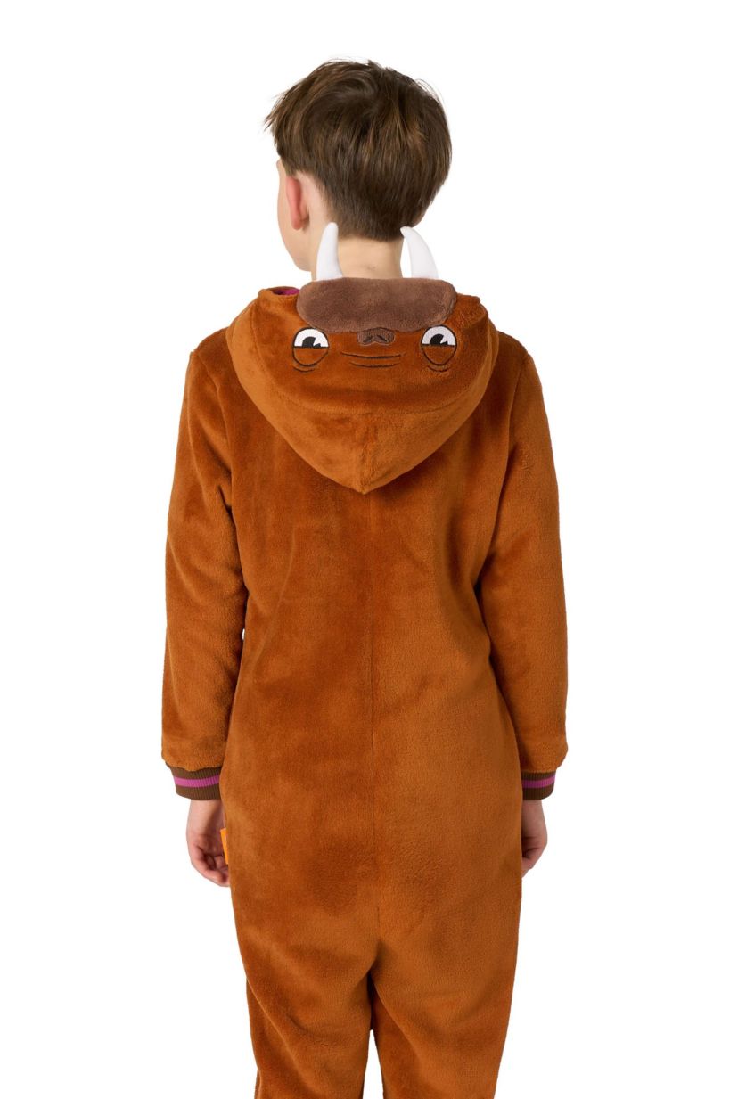 OppoSuits Kids Walrus Costume Outfit - Animal Jumper Pyjamas - Brown