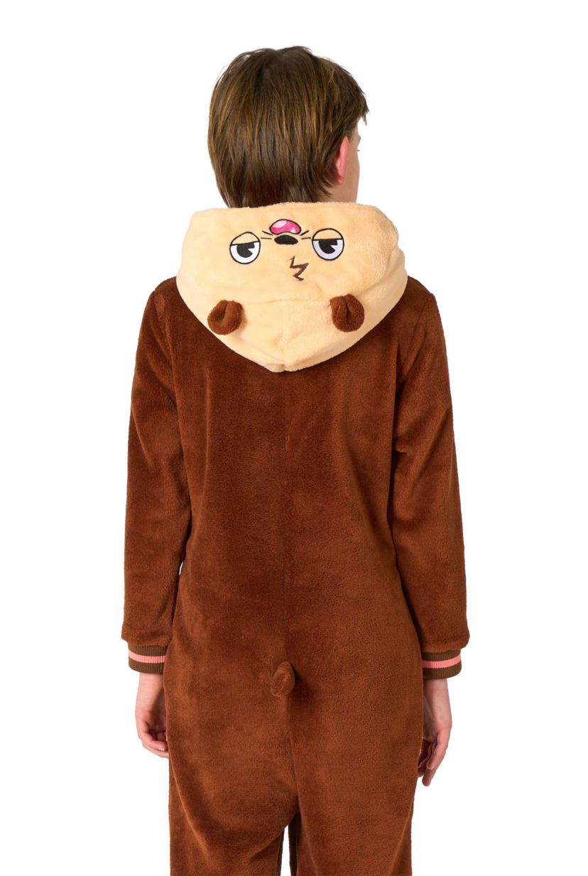 OppoSuits Kids Otter Costume Outfit - Animal Jumper Pyjamas - Brown