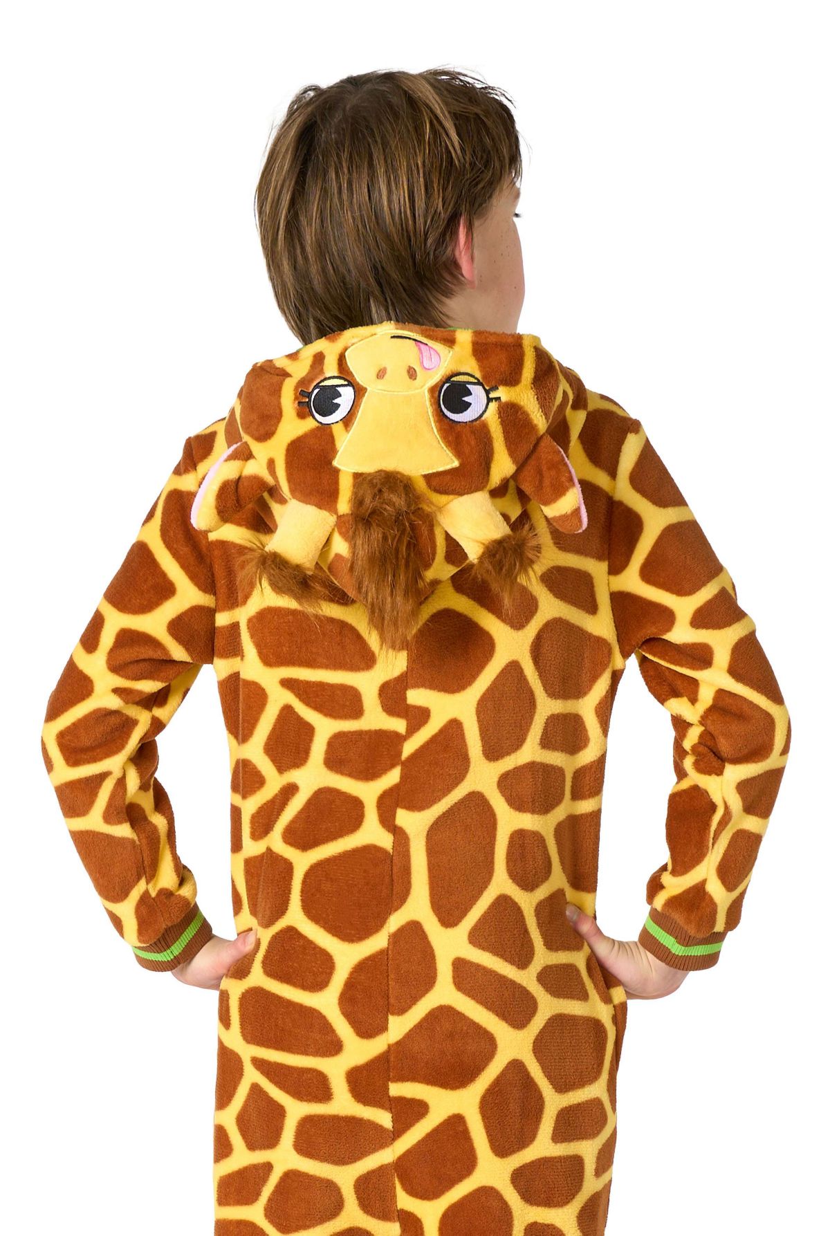 OppoSuits Kids Giraffe Costume Outfit - Animal Jumper Pyjamas - Brown