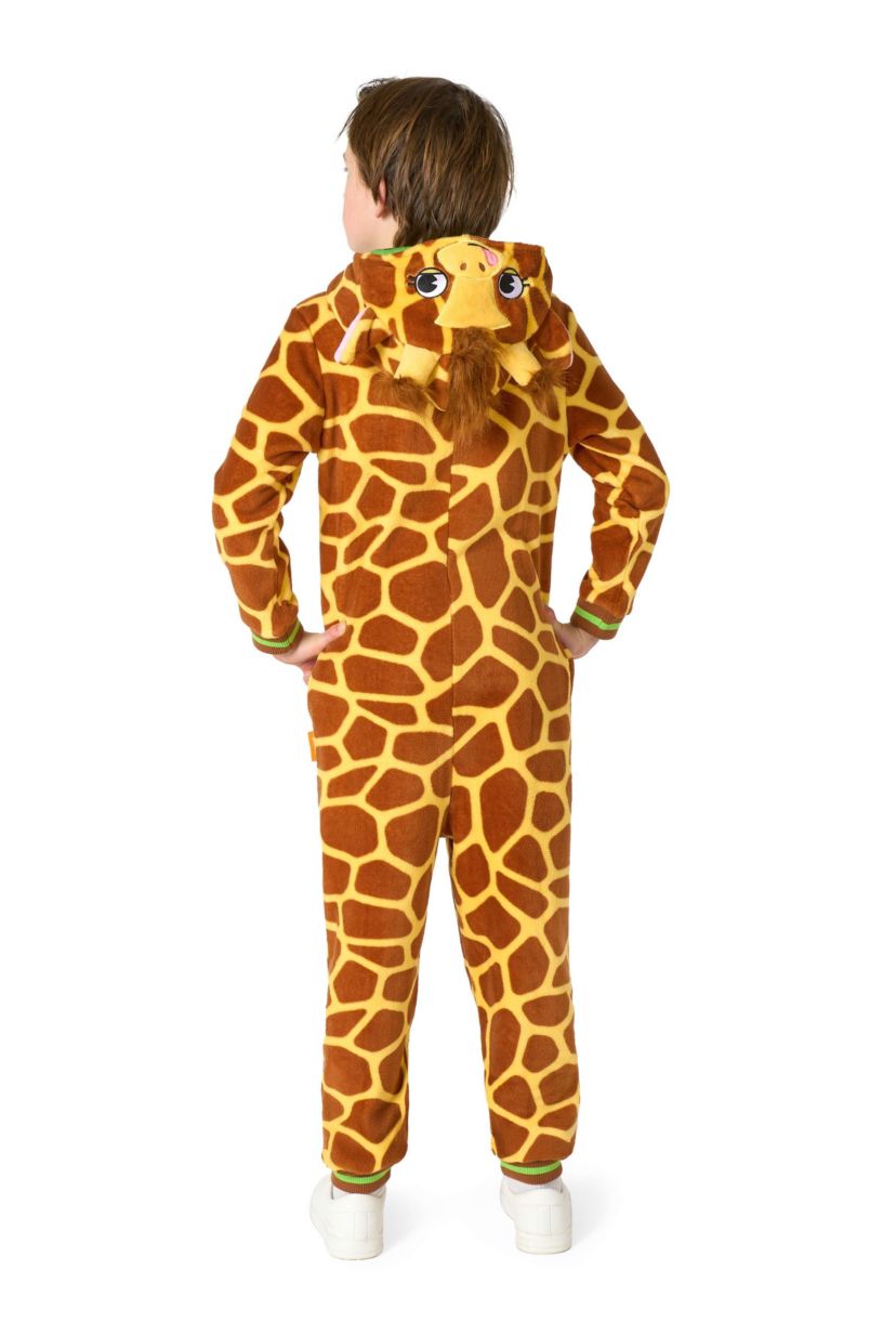 OppoSuits Kids Giraffe Costume Outfit - Animal Jumper Pyjamas - Brown