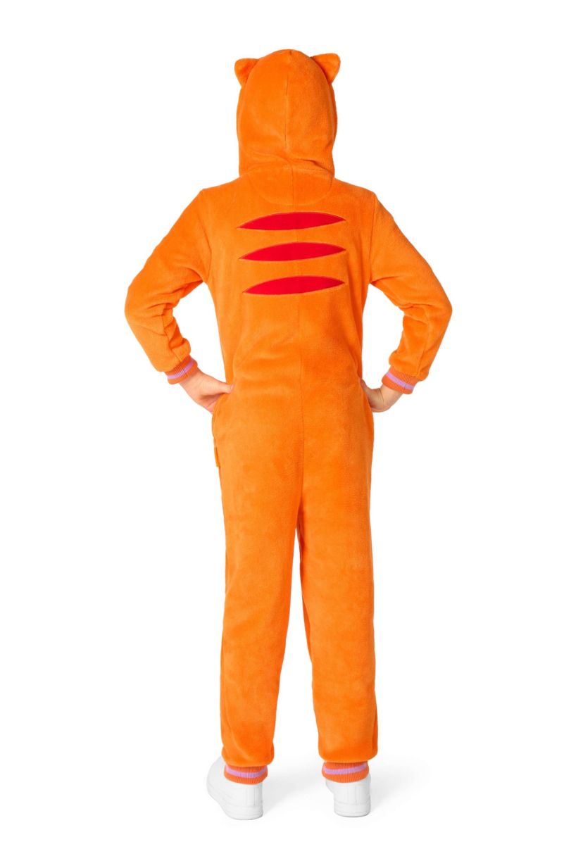 OppoSuits Kids Cat Costume Outfit - Animal Jumper Pyjamas - Red