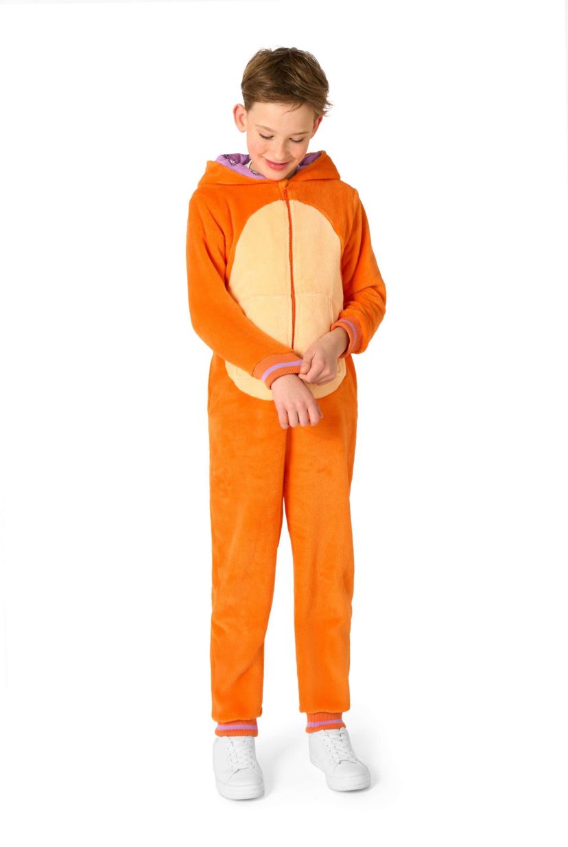 OppoSuits Kids Cat Costume Outfit - Animal Jumper Pyjamas - Red
