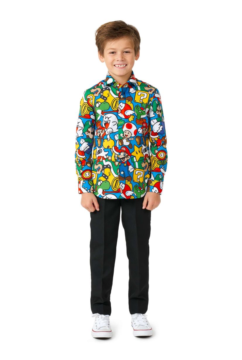Super Mario Boys - Long Sleeve Shirt