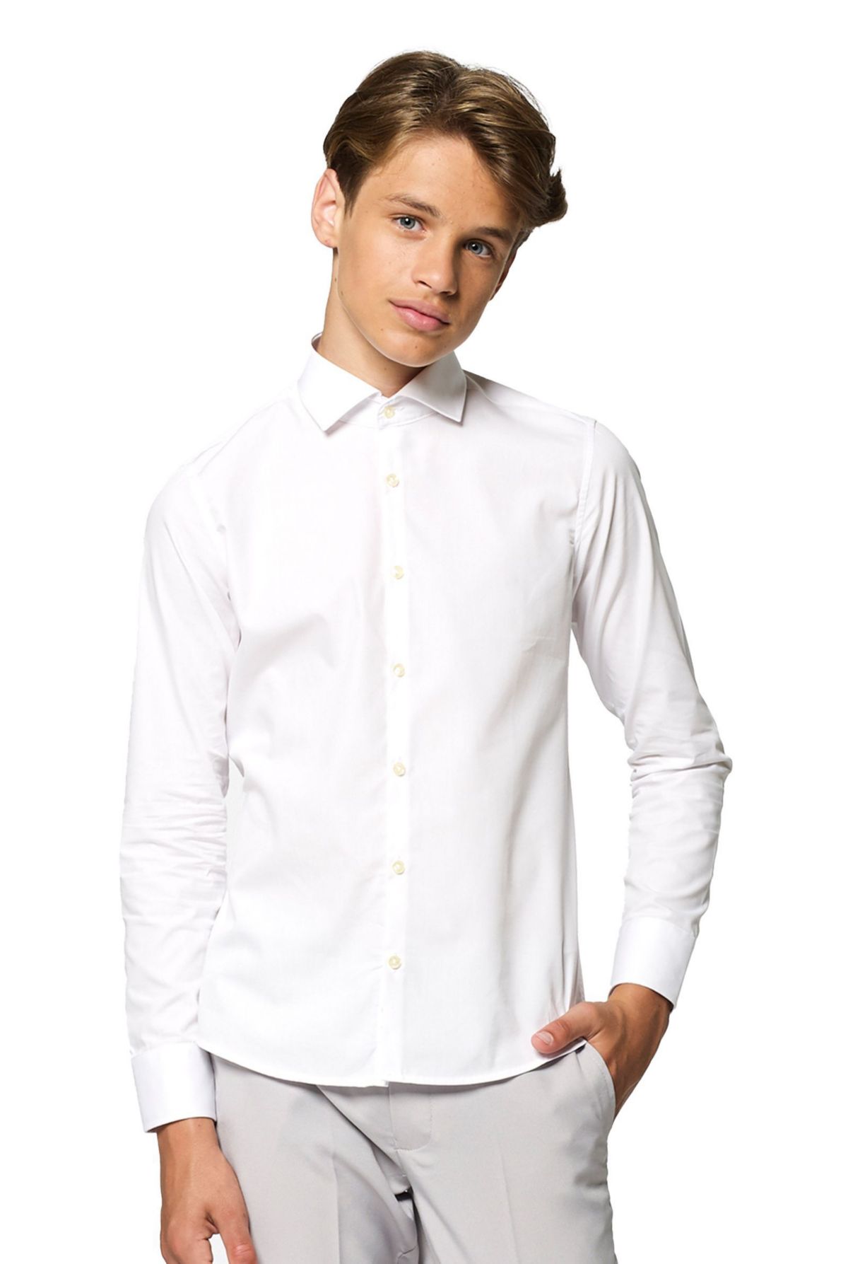 White Knight Teen Boys - Long Sleeve Shirt