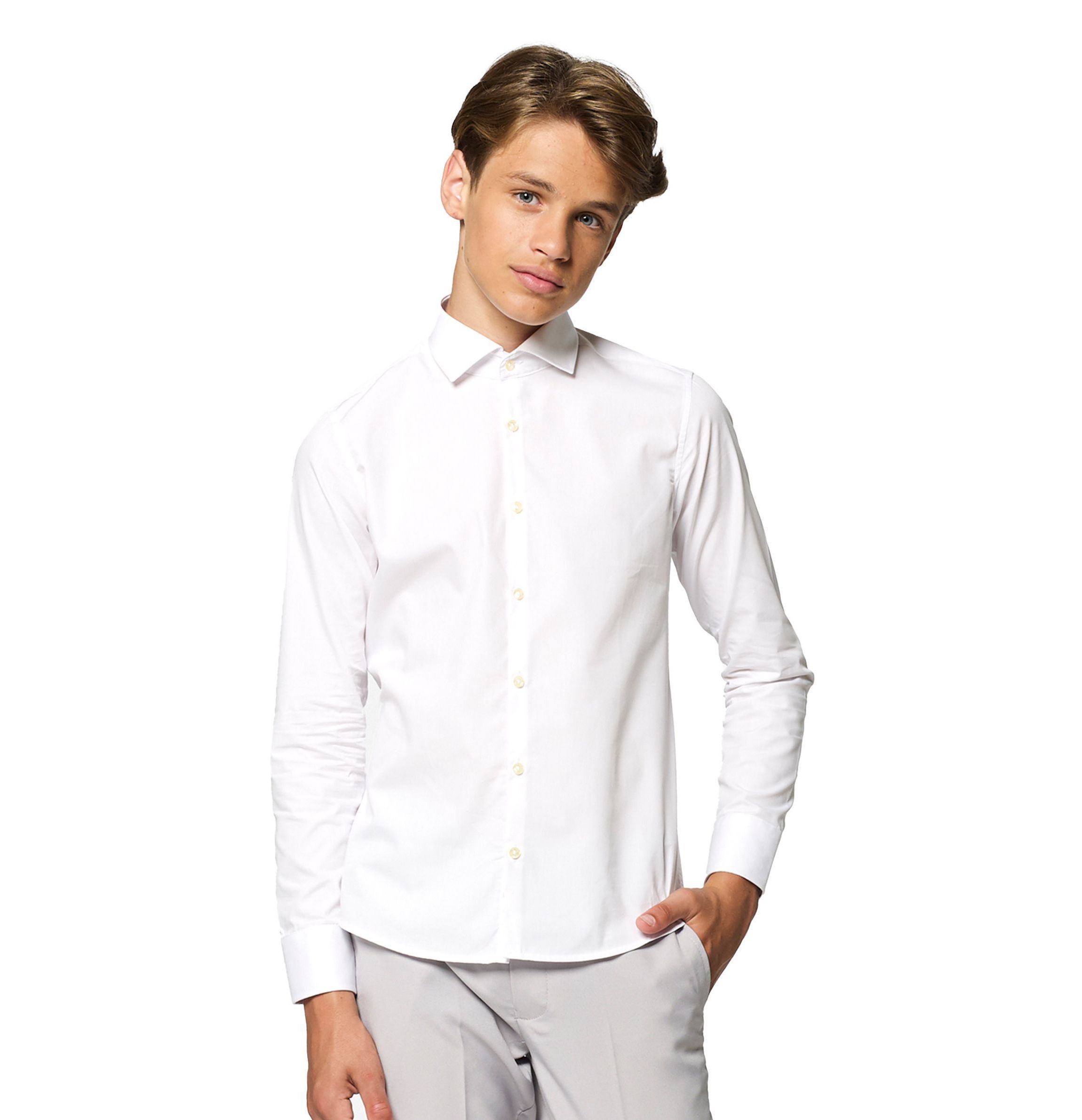 White Knight Teen Boys - Long Sleeve Shirt