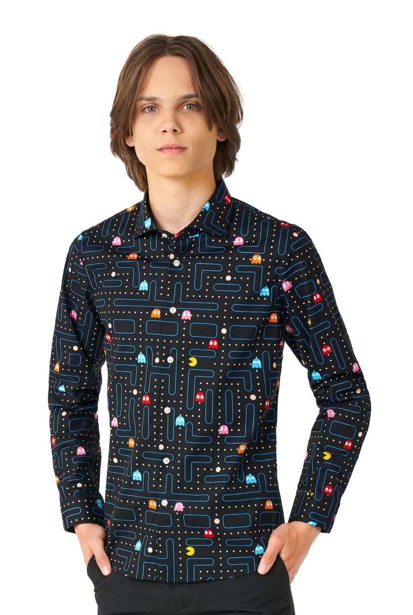 PAC-MAN Teen Boys - Long Sleeve Shirt