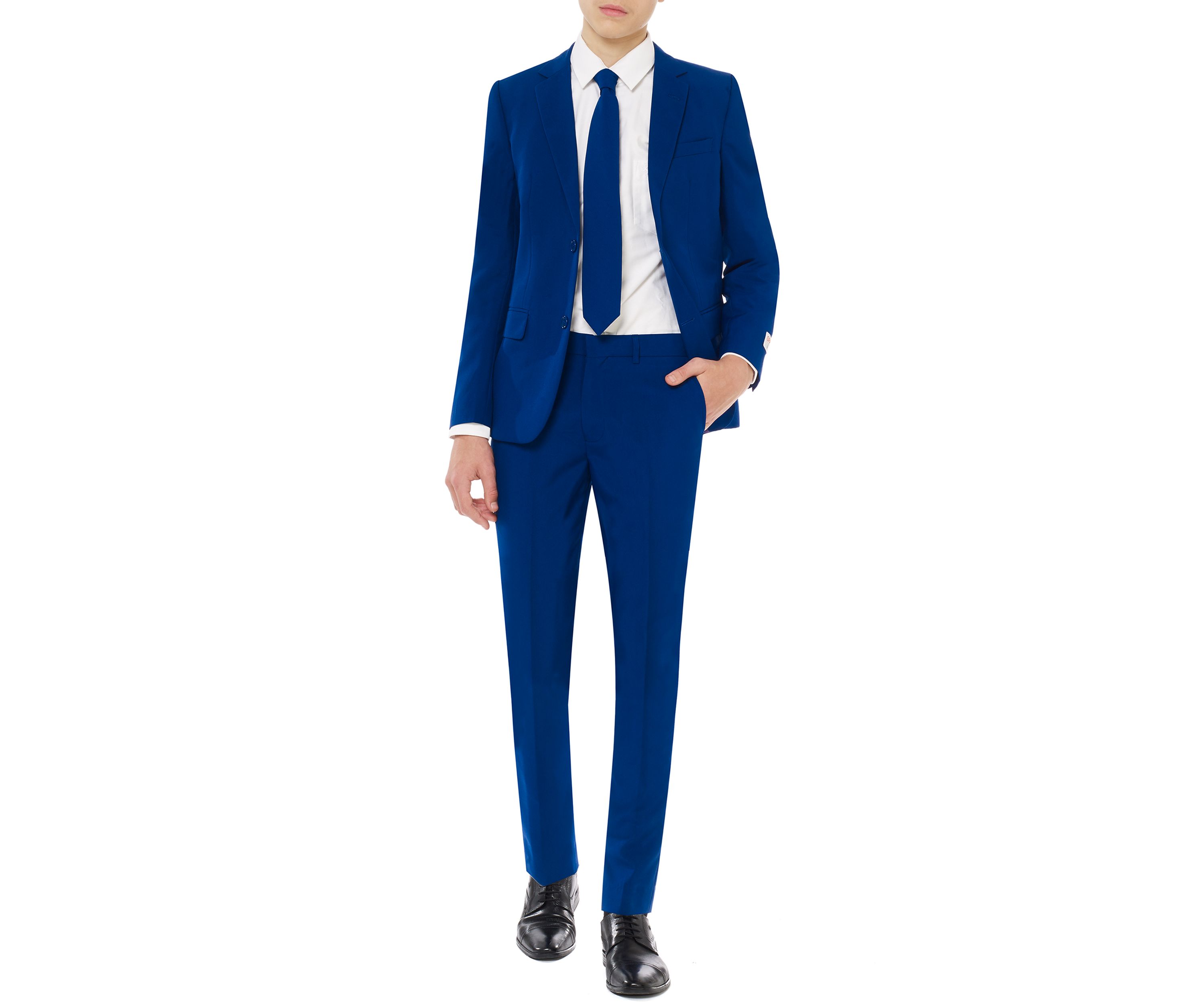 Boys 8-20 Navy Royale Solid Color Suit