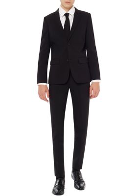 OppoSuits Men's Winter Pac-Man Licensed Christmas Suit - Black