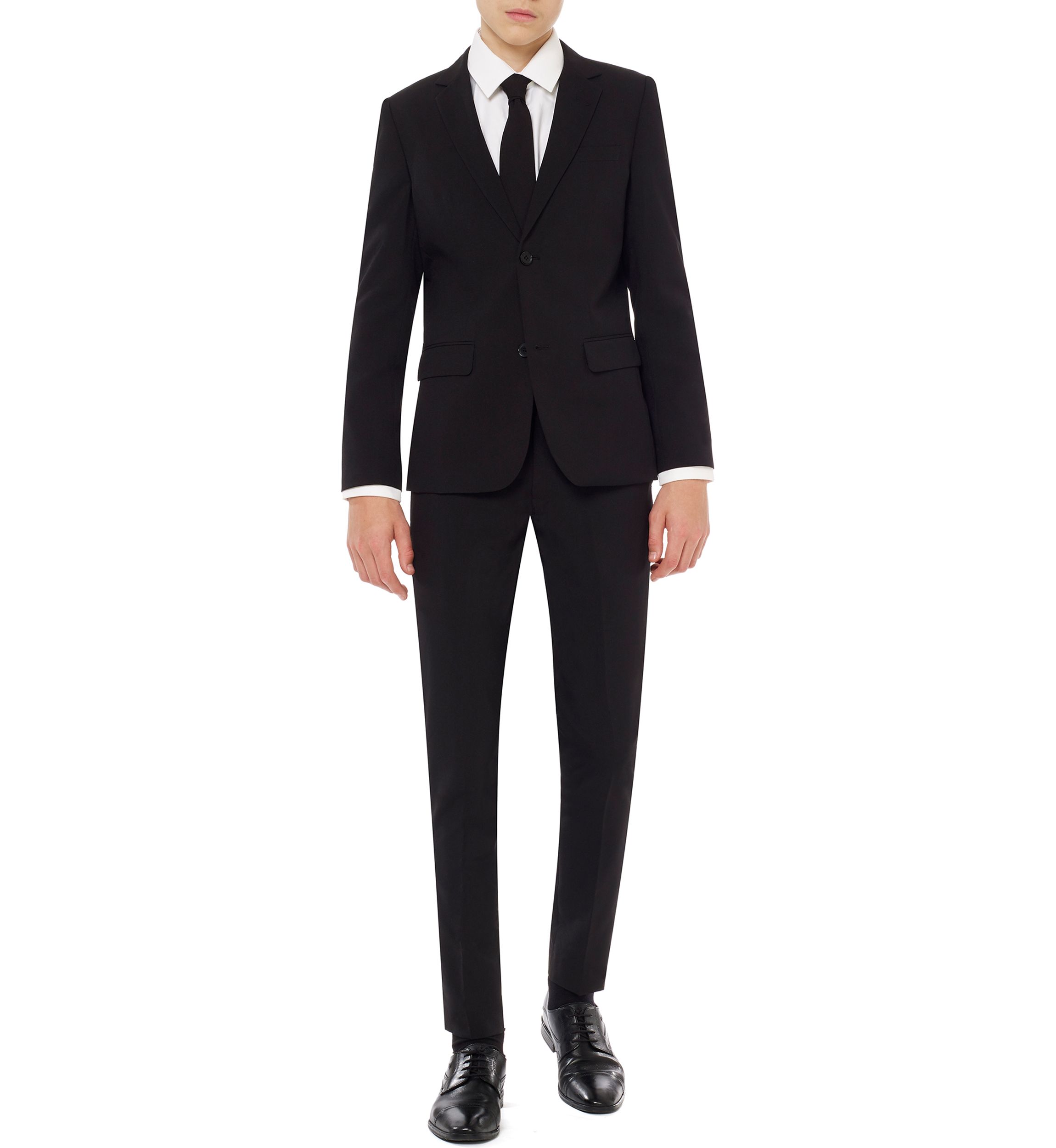 Boys 8-20 Black Knight Solid Color Suit