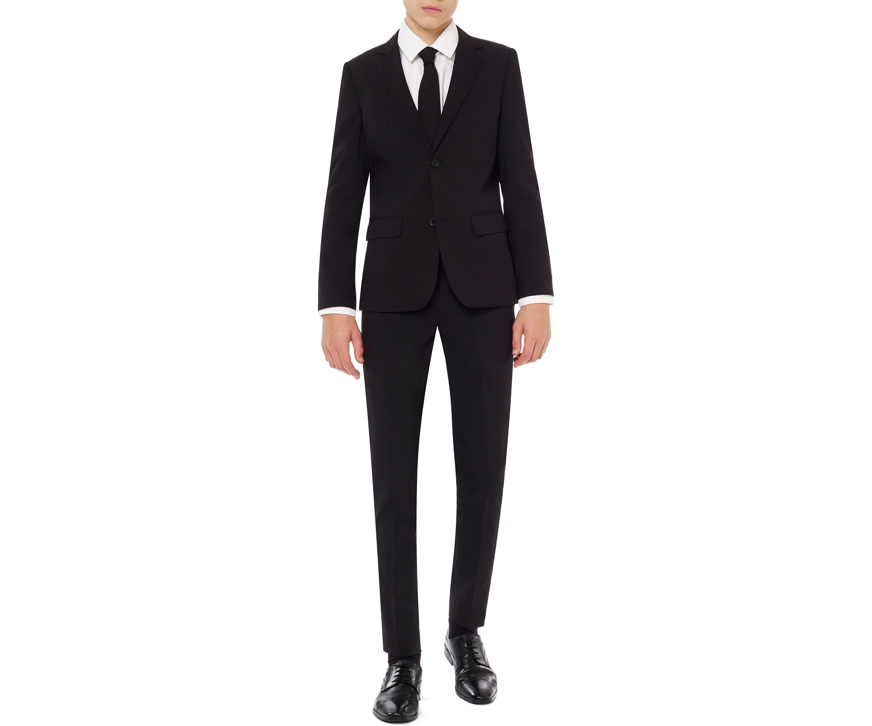 Boys 8-20 Black Knight Solid Color Suit
