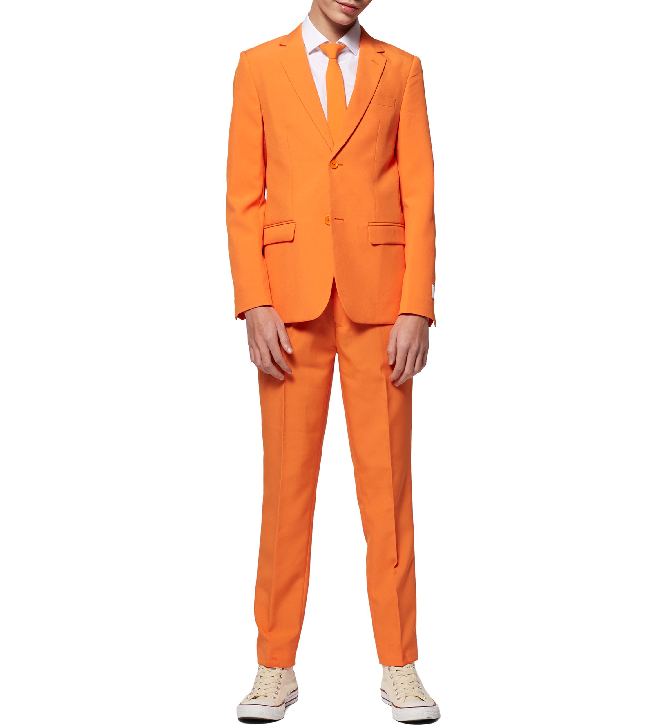 Boys 8-20 The Orange Solid Color Suit