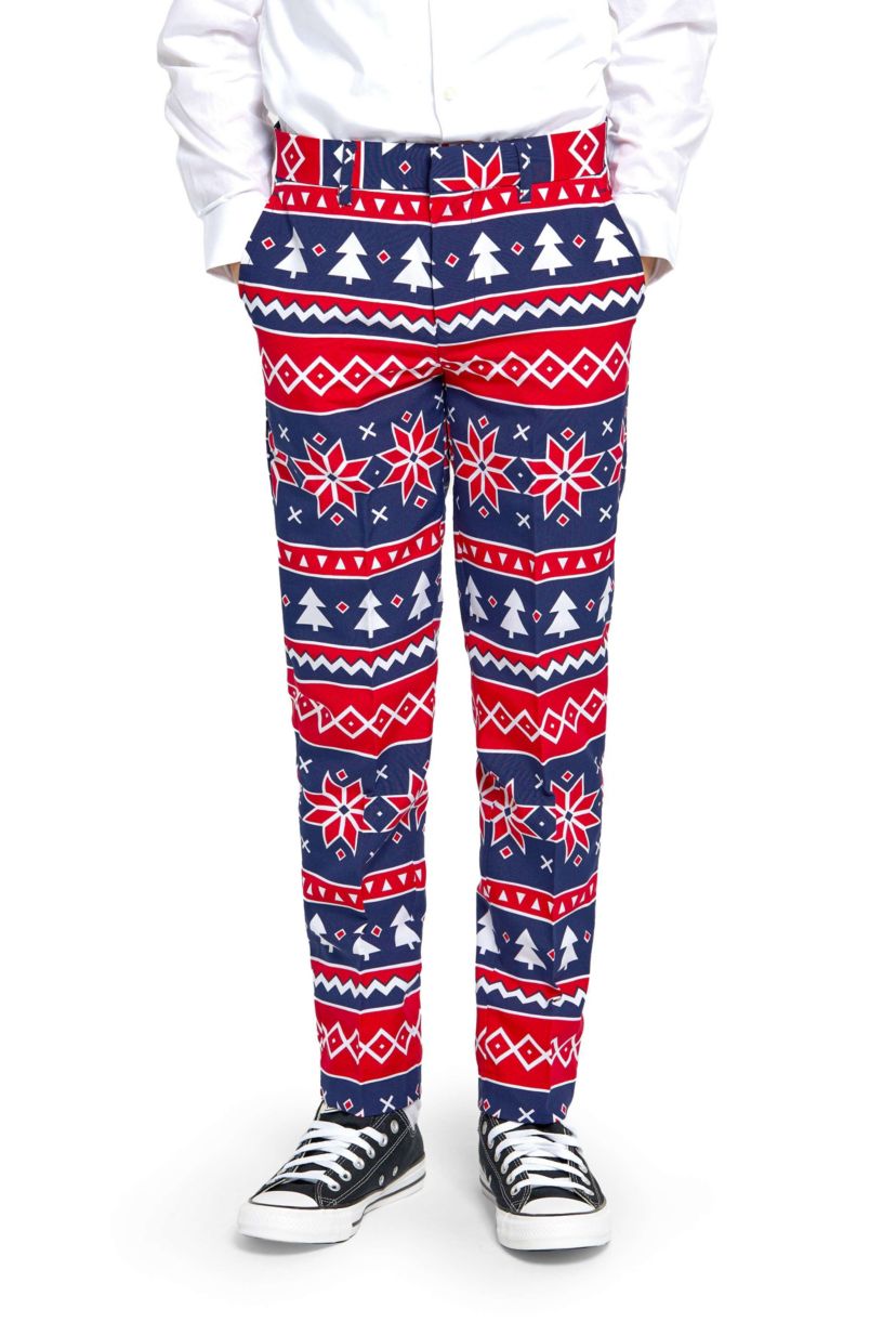 TEEN BOYS Nordic Noel 2 Piece Suit + Tie