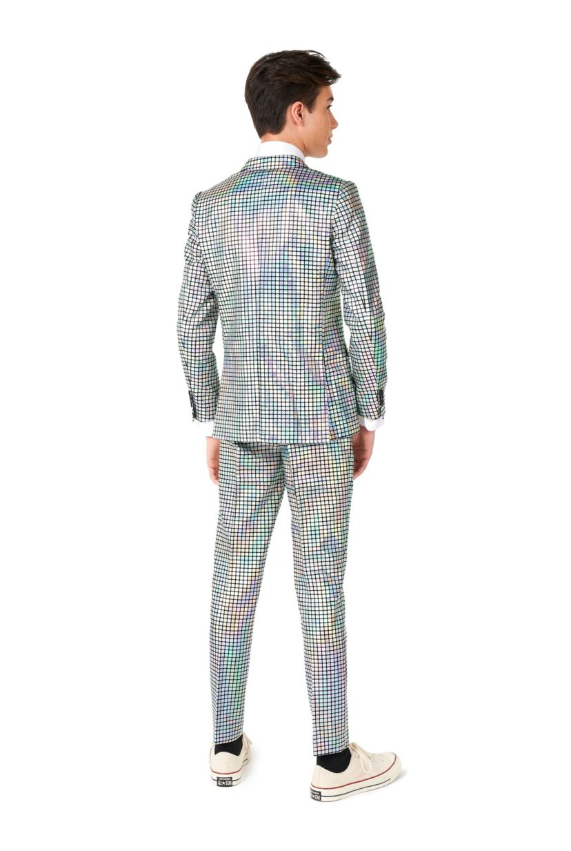 TEEN BOYS Discoballer 2 Piece Suit + Tie