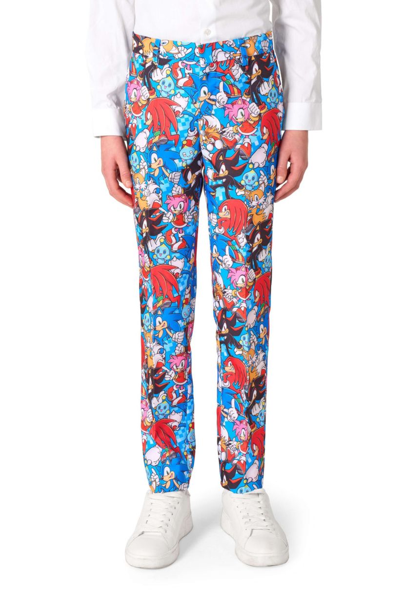 OppoSuits Teen Boys Suit - Sonic The Hedgehog - Blue