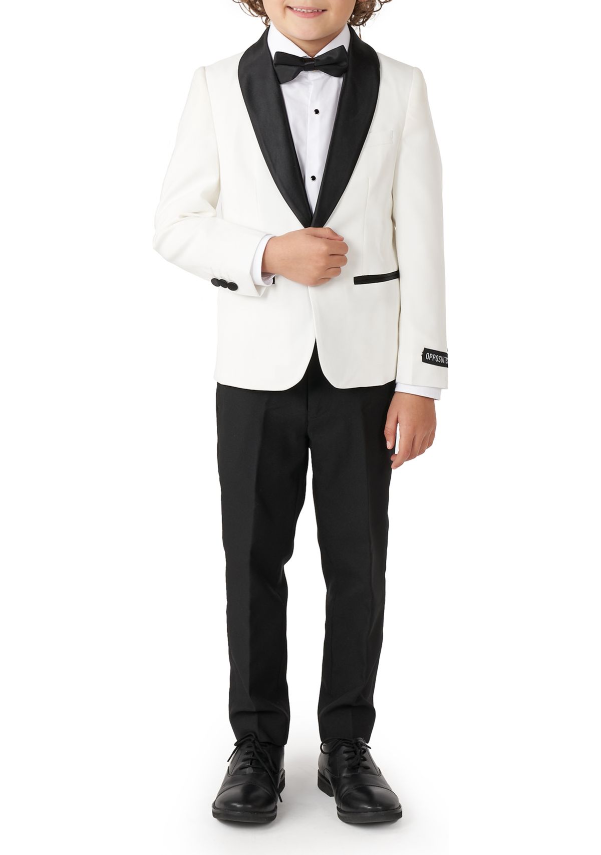 Boys 2-8 Pearly White Festive Tuxedo