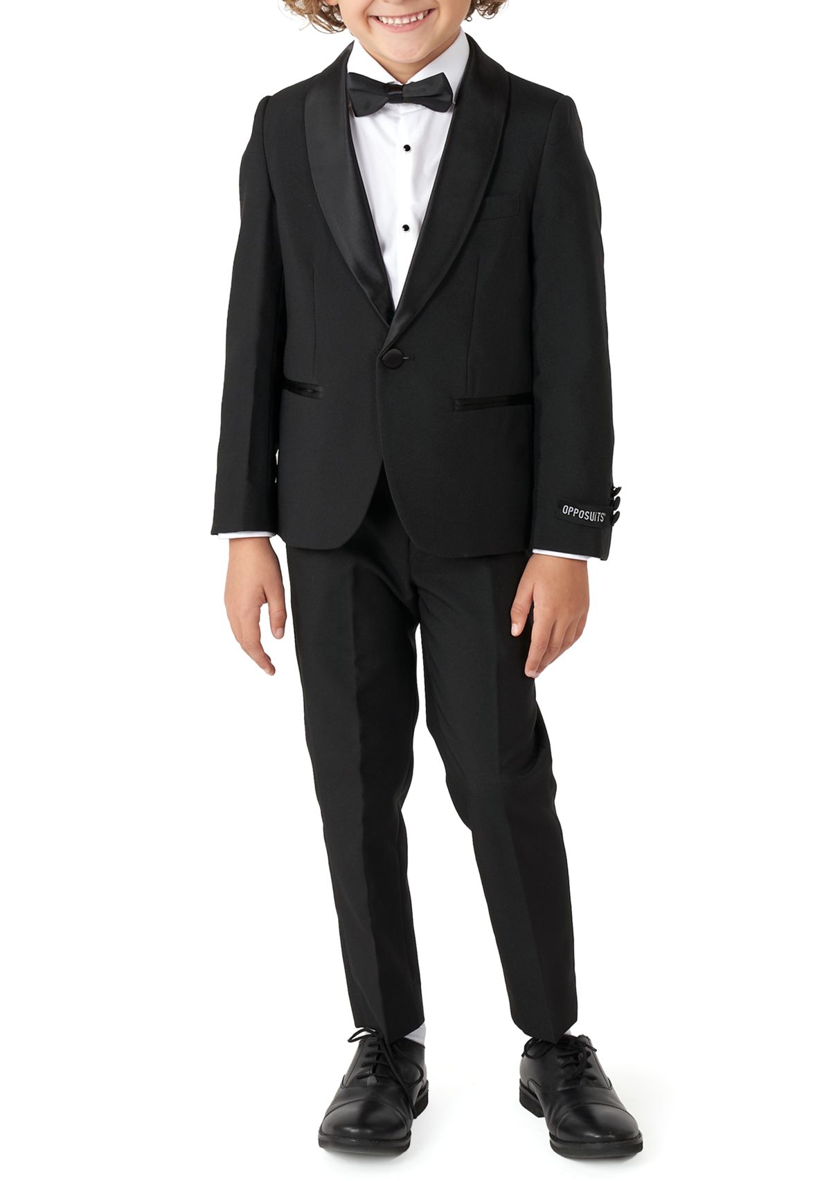 Boys 2-8 Jet Set Black Festive Tuxedo