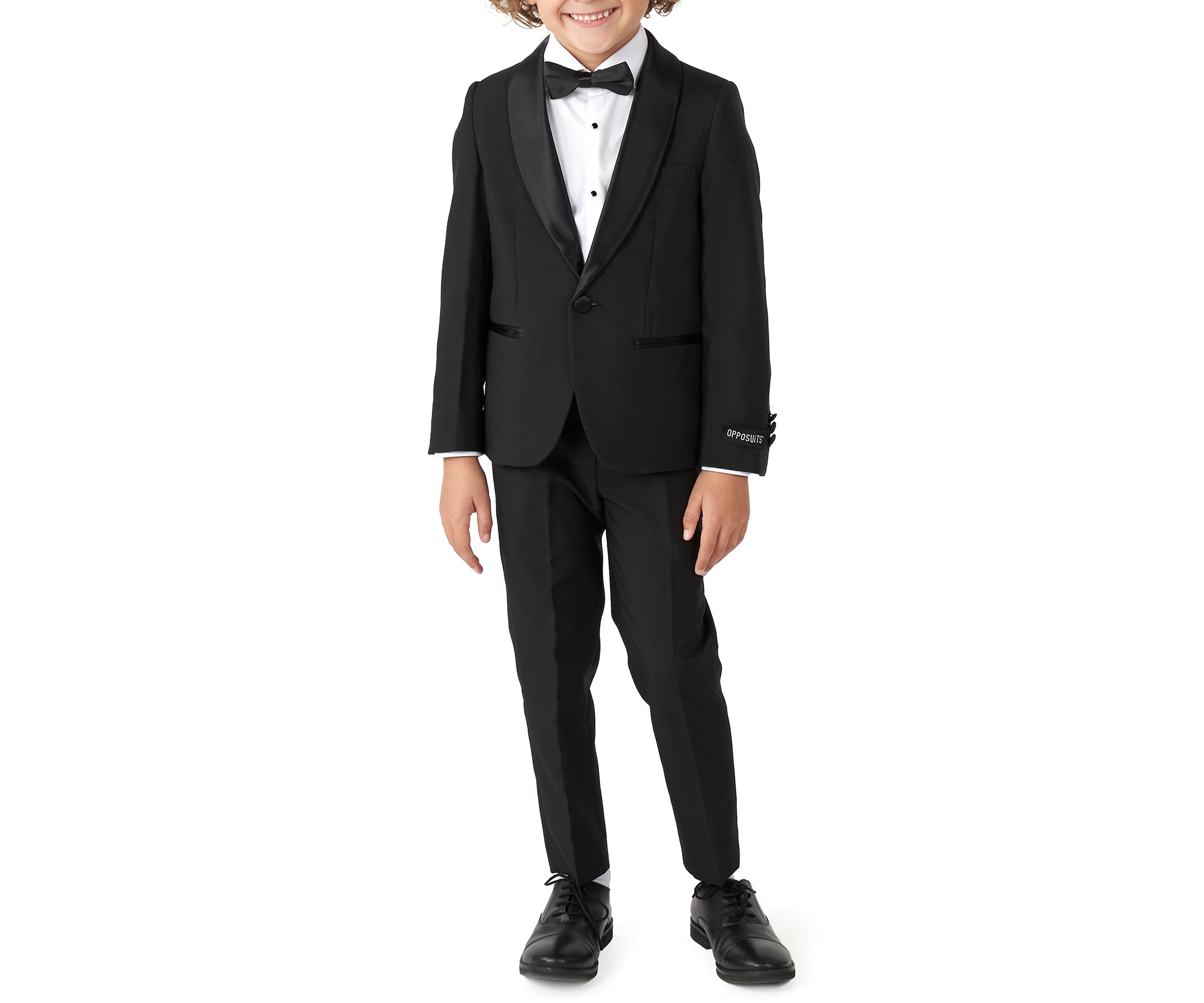 Boys 2-8 Jet Set Black Festive Tuxedo