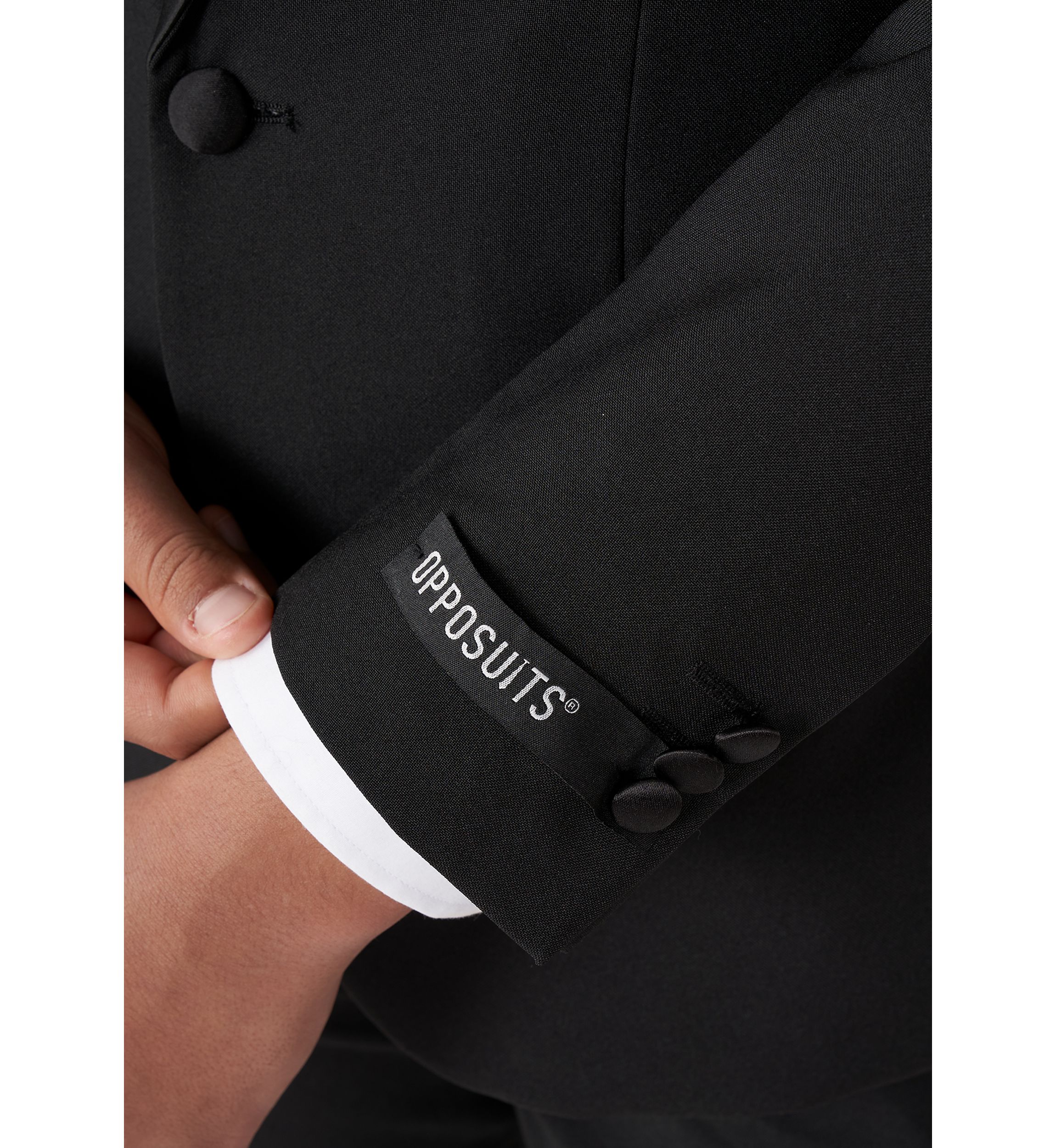 Boys 2-8 Jet Set Black Festive Tuxedo