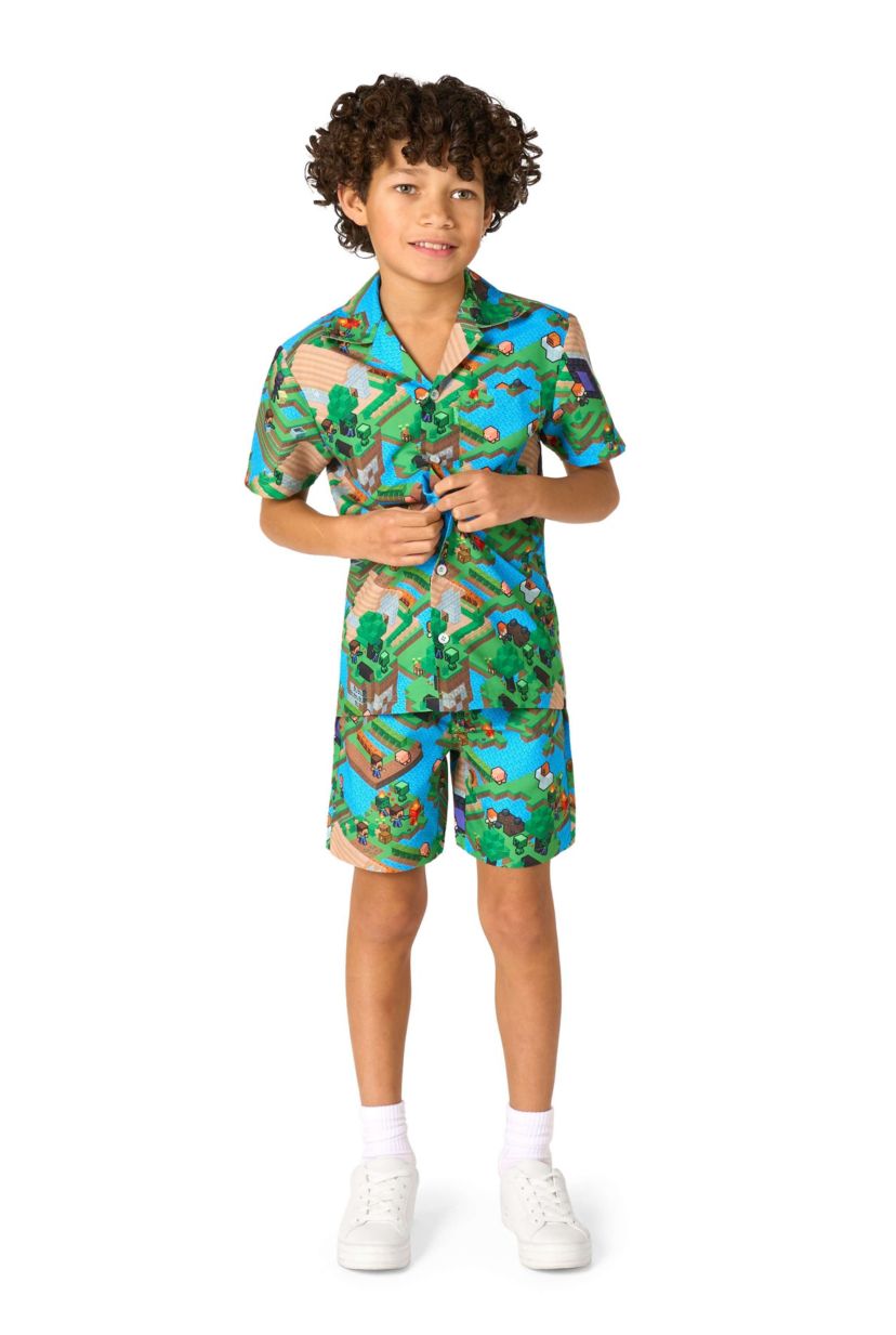 Minecraft - Shorts and Shirt
