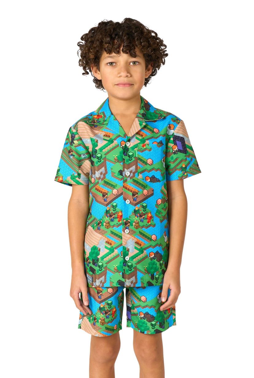 Minecraft - Shorts and Shirt