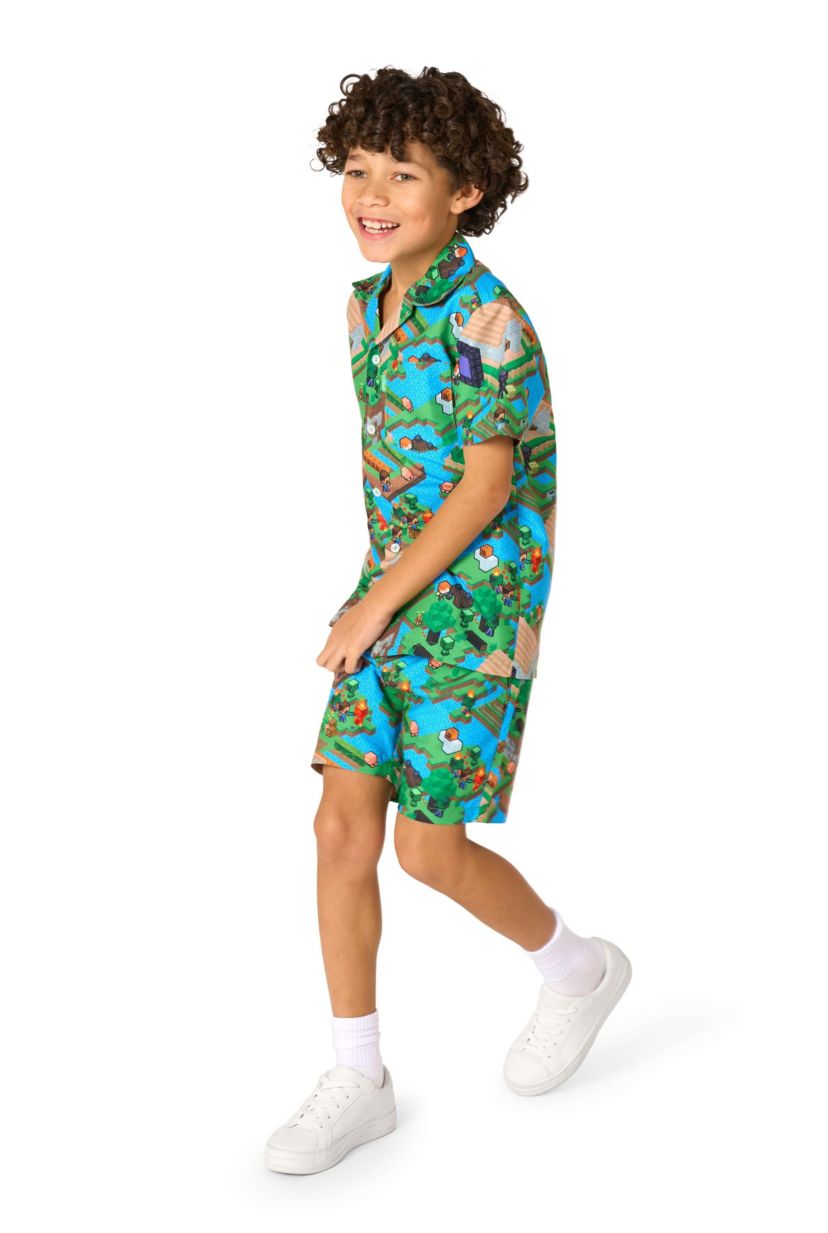 Minecraft - Shorts and Shirt