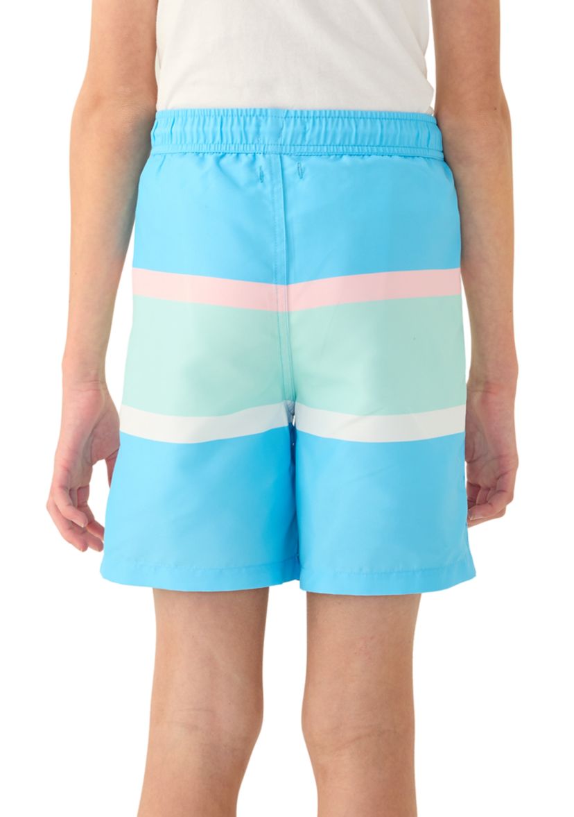 Boys 8-20 Printed Swim Trunks