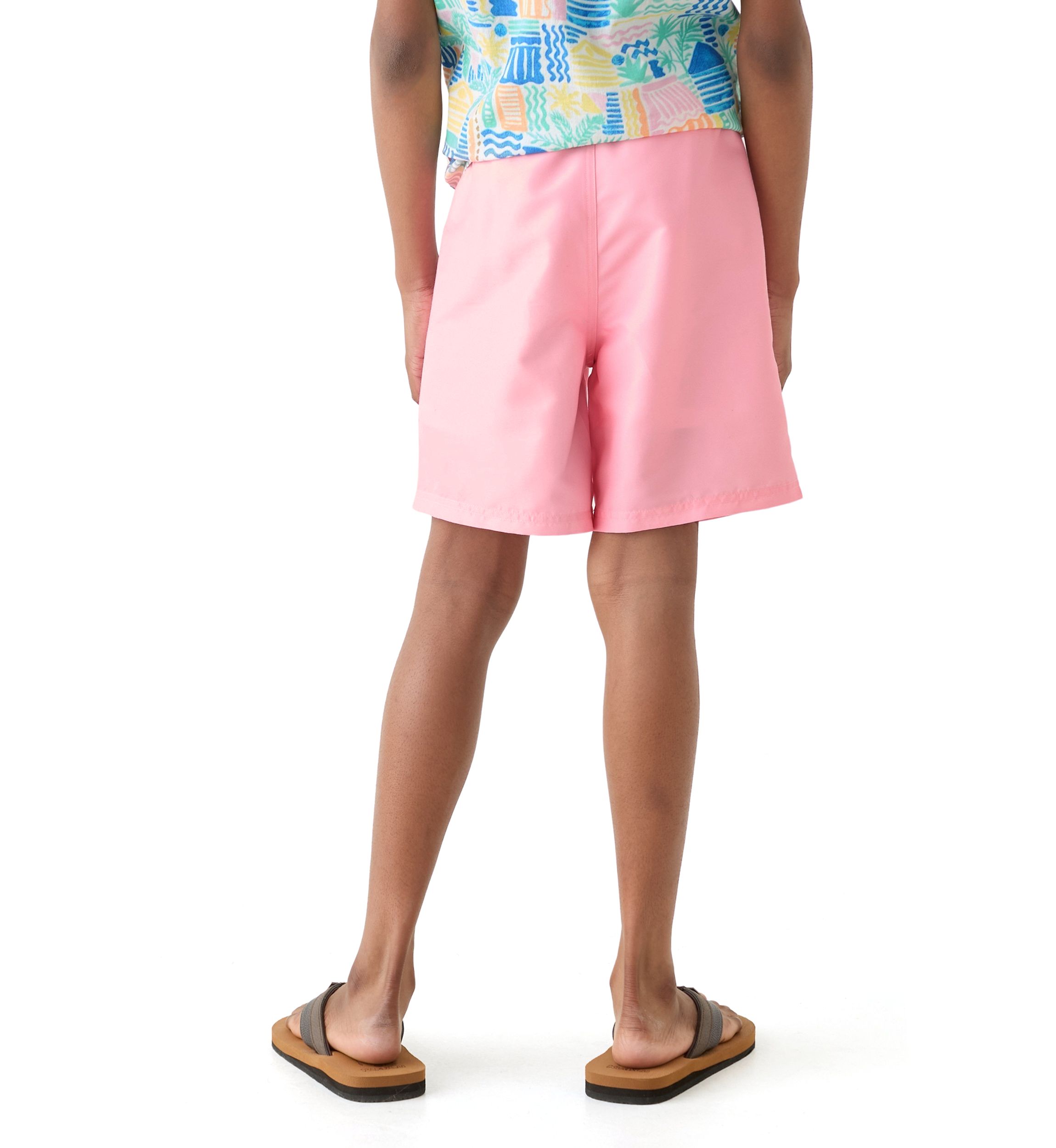 Boys 8-20 Solid Swim Trunks