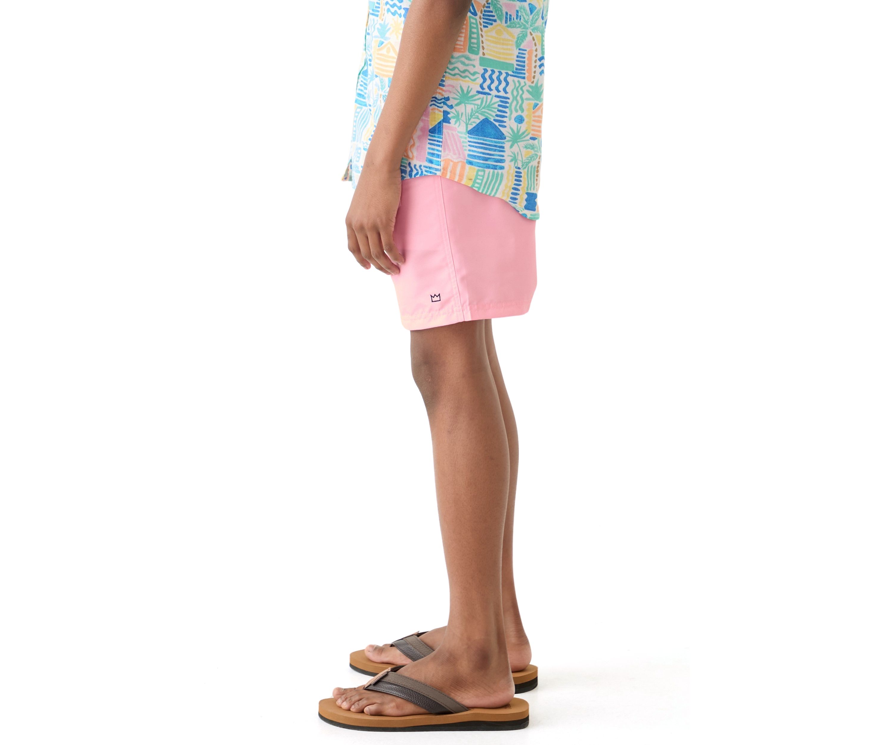 Boys 8-20 Solid Swim Trunks