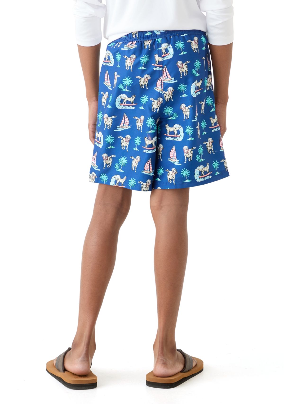 Boys 8-20 Printed Swim Trunks 