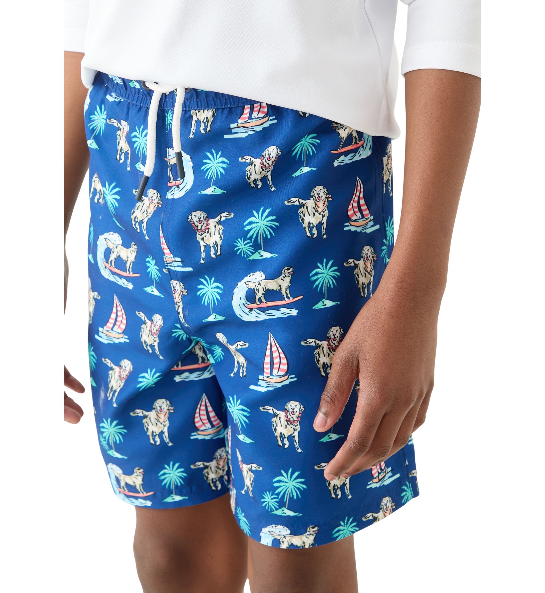 Boys 8-20 Printed Swim Trunks 
